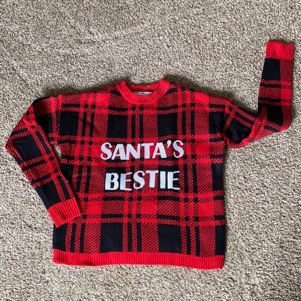 Santa’s Knitted Bestie Sweater